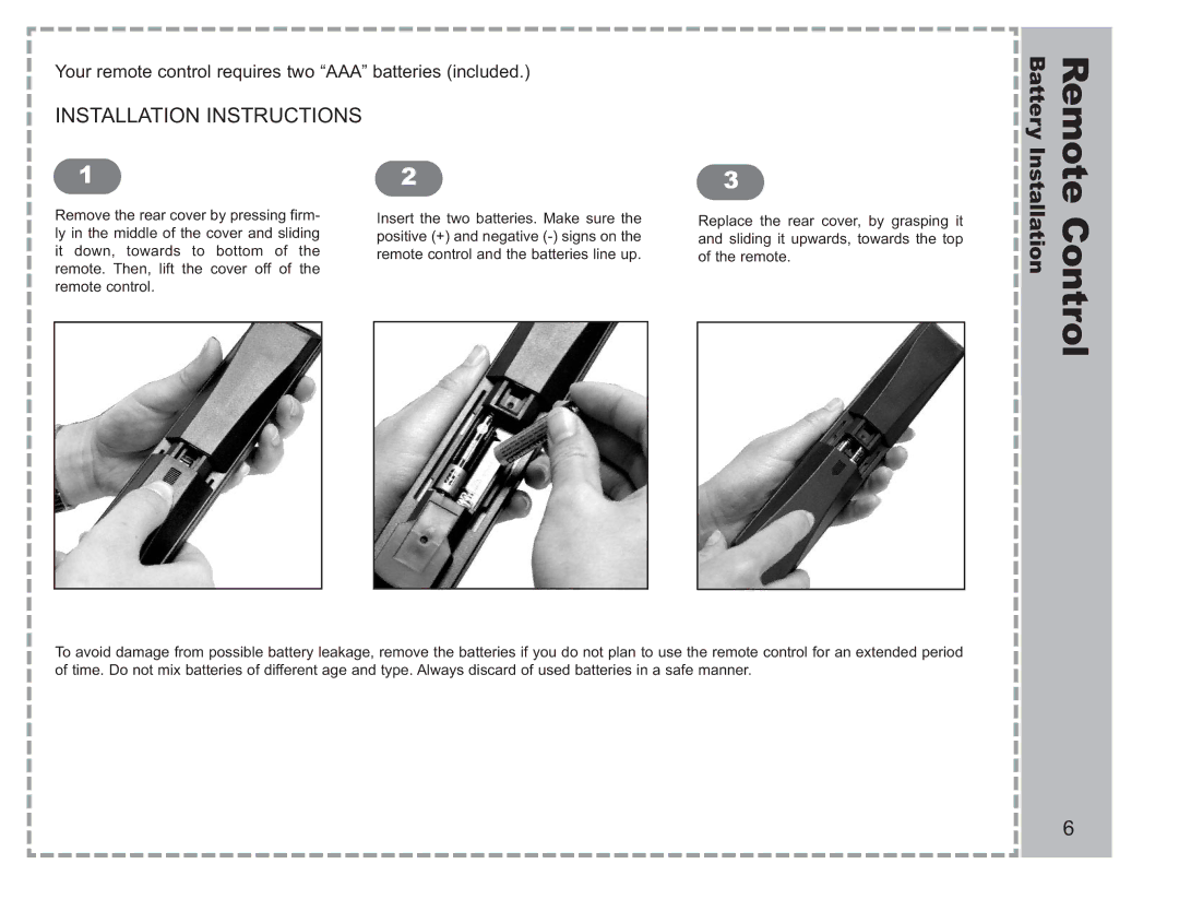 Apex Digital AVL-2076 warranty Installation Instructions 