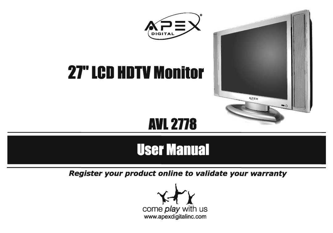 Apex Digital AVL 2778 manual 