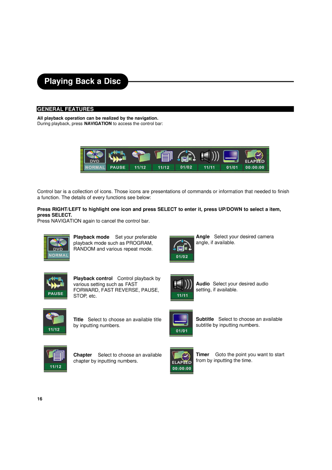 Apex Digital DRX-9000 operating instructions General Features 