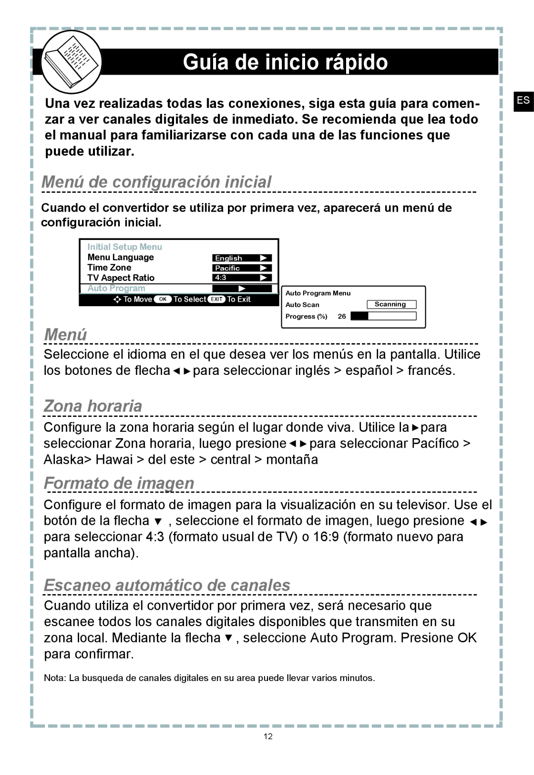 Apex Digital DT150 user manual Guía de inicio rápido 