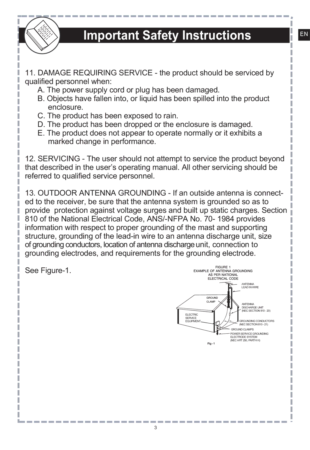 Apex Digital DT250 user manual Antenna 