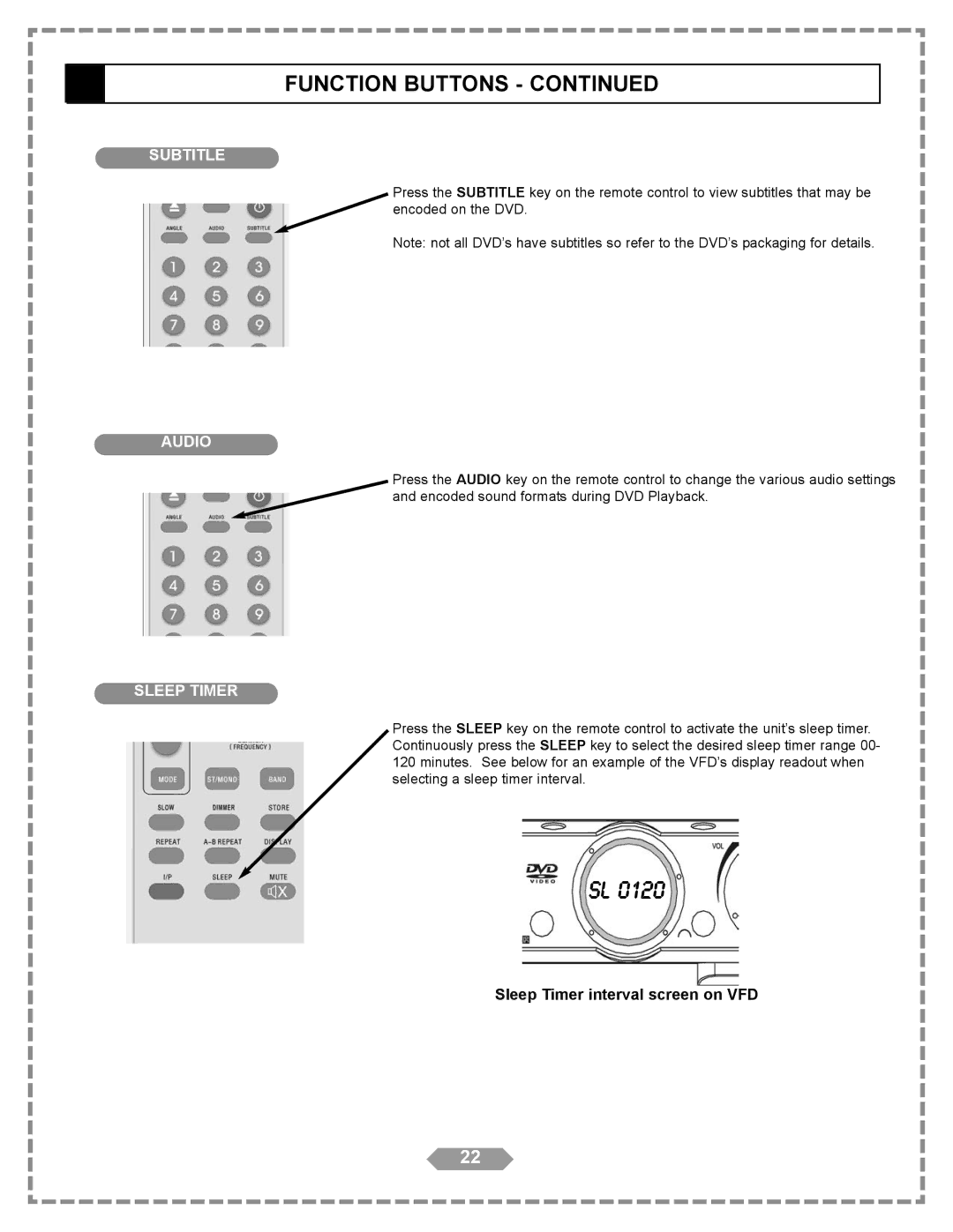 Apex Digital HT-175 manual Subtitle 