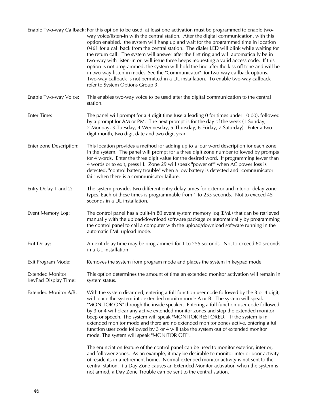 Apex Digital K1106 installation instructions A UL installation 