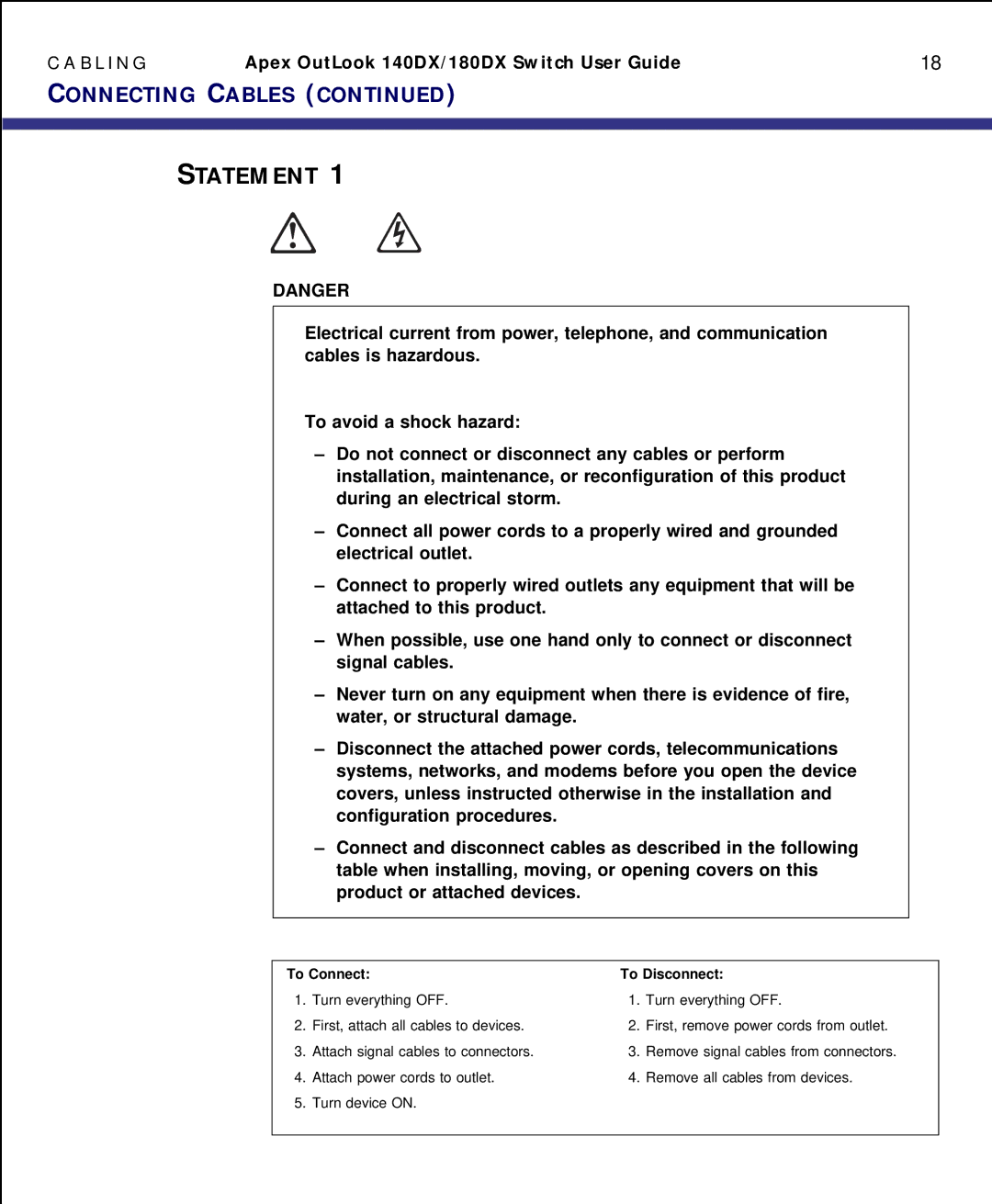 Apex Digital model 140DX manual Statement 