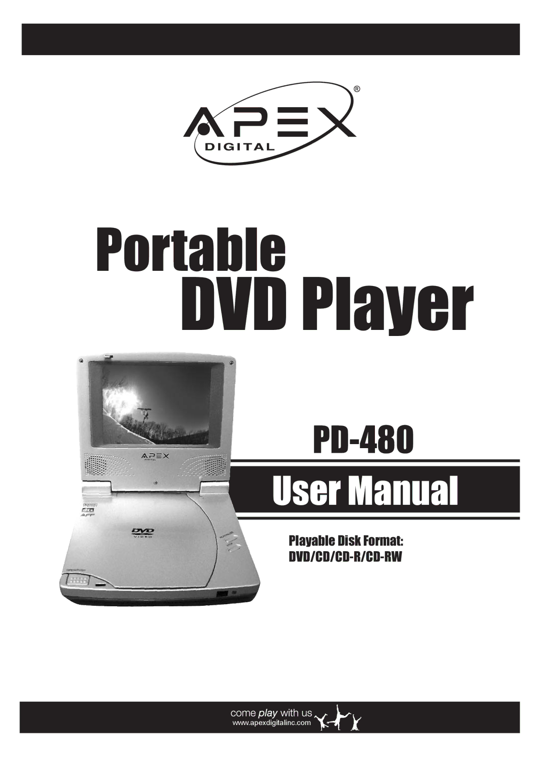 Apex Digital PD-480 user manual DVD Player 