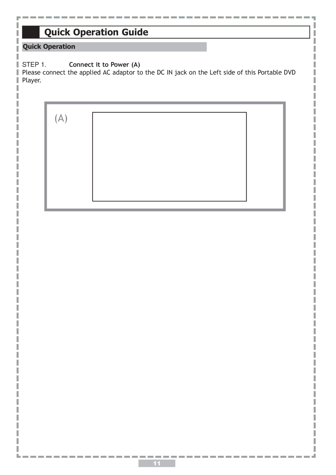 Apex Digital PD-480 user manual Quick Operation Guide, Connect it to Power a 