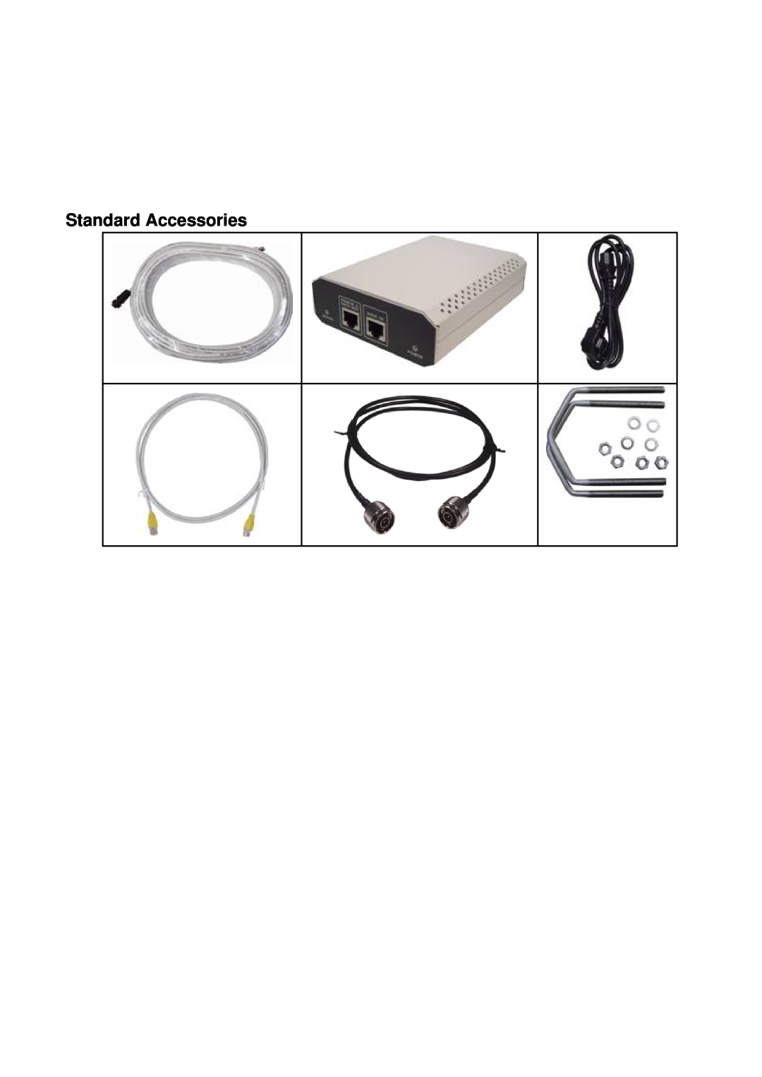 APM ABR-2410gM manual Standard Accessories 