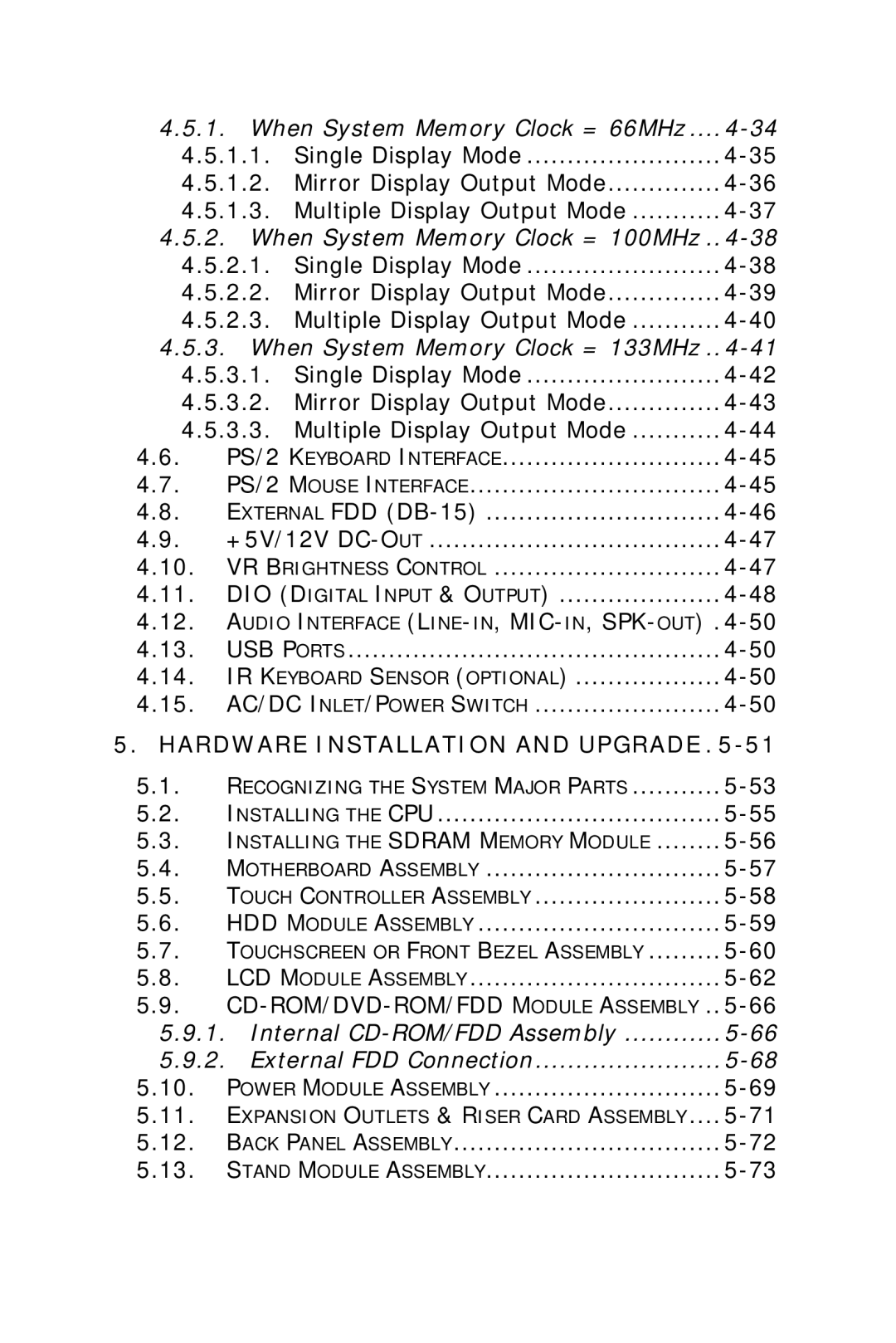 Apollo 120, 150 user manual Hardware Installation and Upgrade 