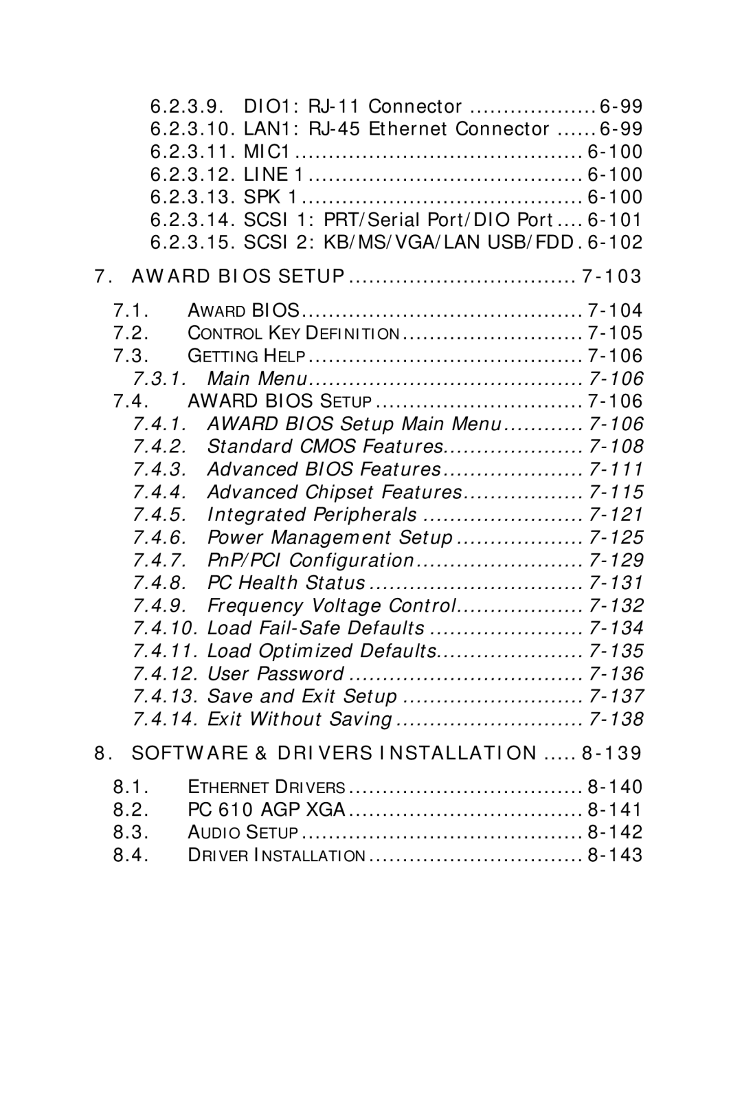 Apollo 120, 150 user manual 103, 139 