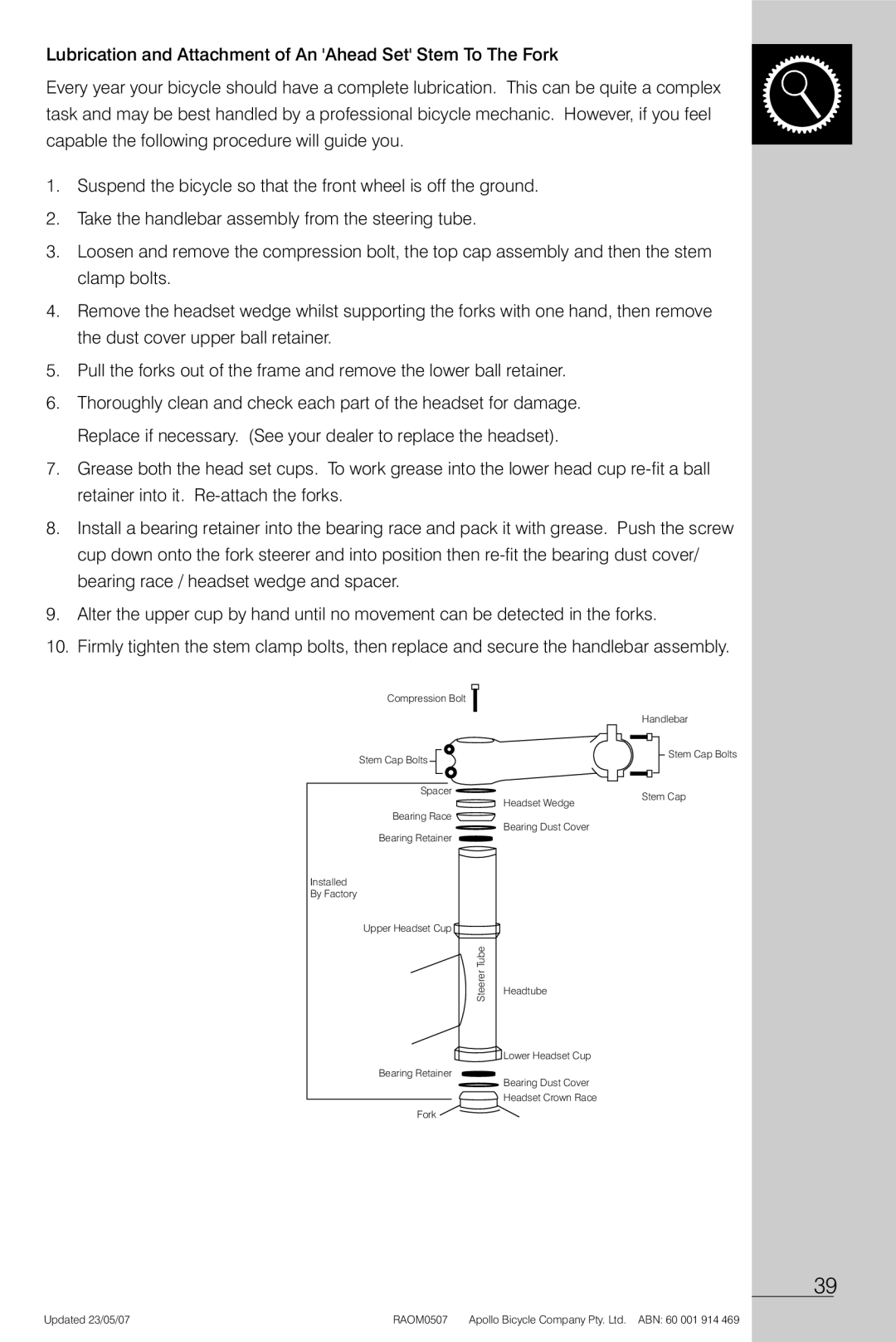 Apollo Radius manual Updated 23/05/07 RAOM0507 