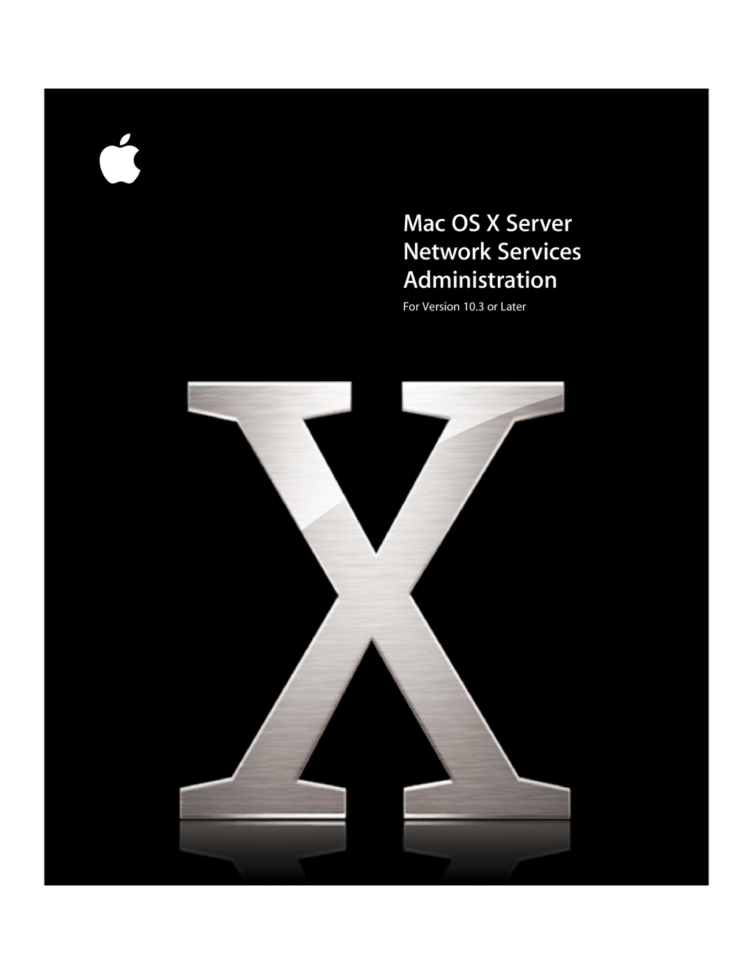 Apple 034-2351_Cvr manual Mac OS X Server Network Services Administration 