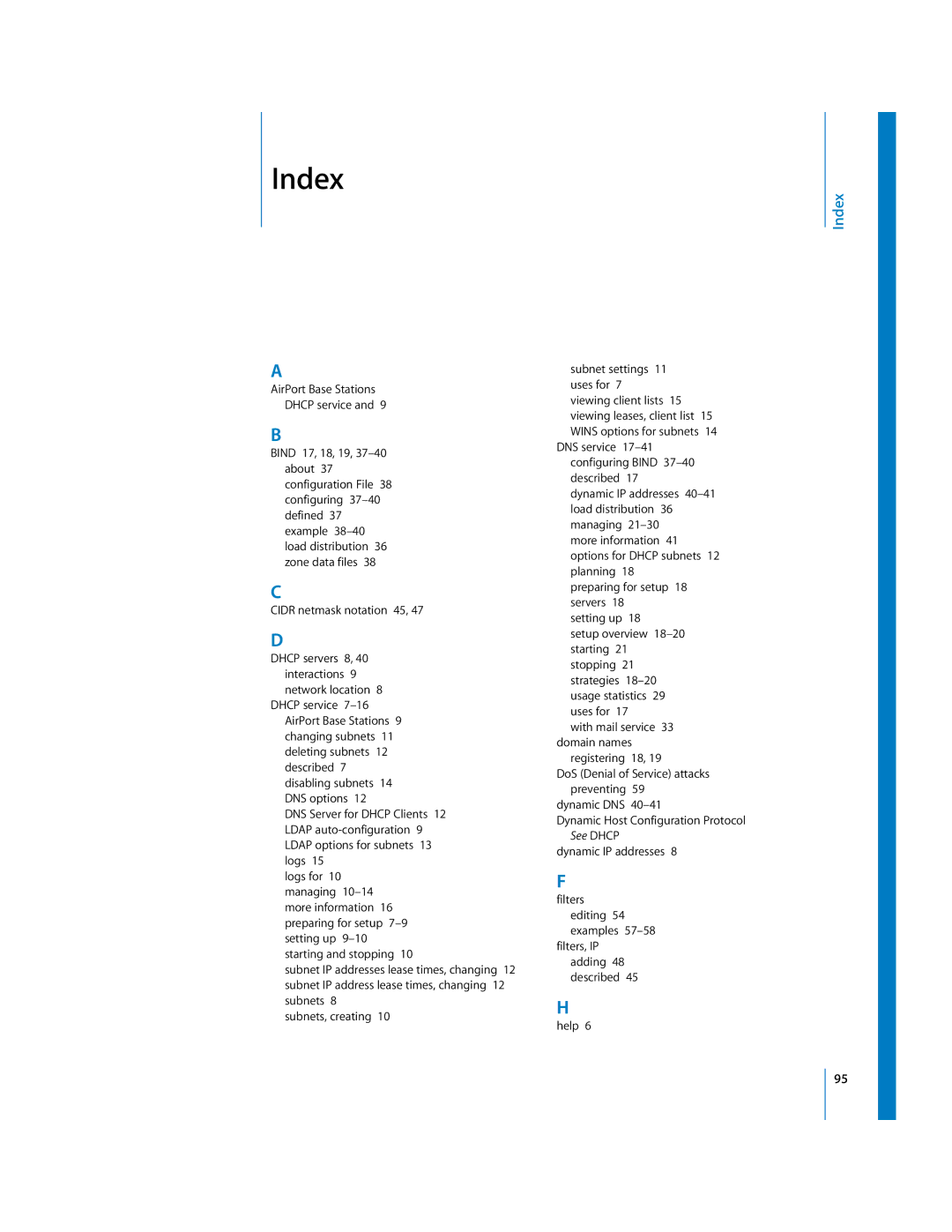 Apple 034-2351_Cvr manual Index 