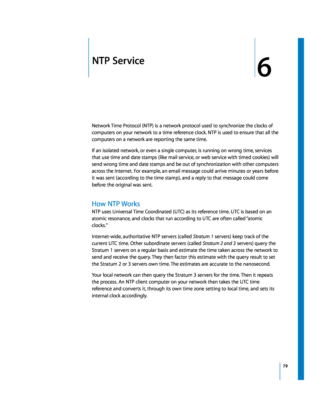 Apple 034-2351_Cvr manual NTP Service, How NTP Works 
