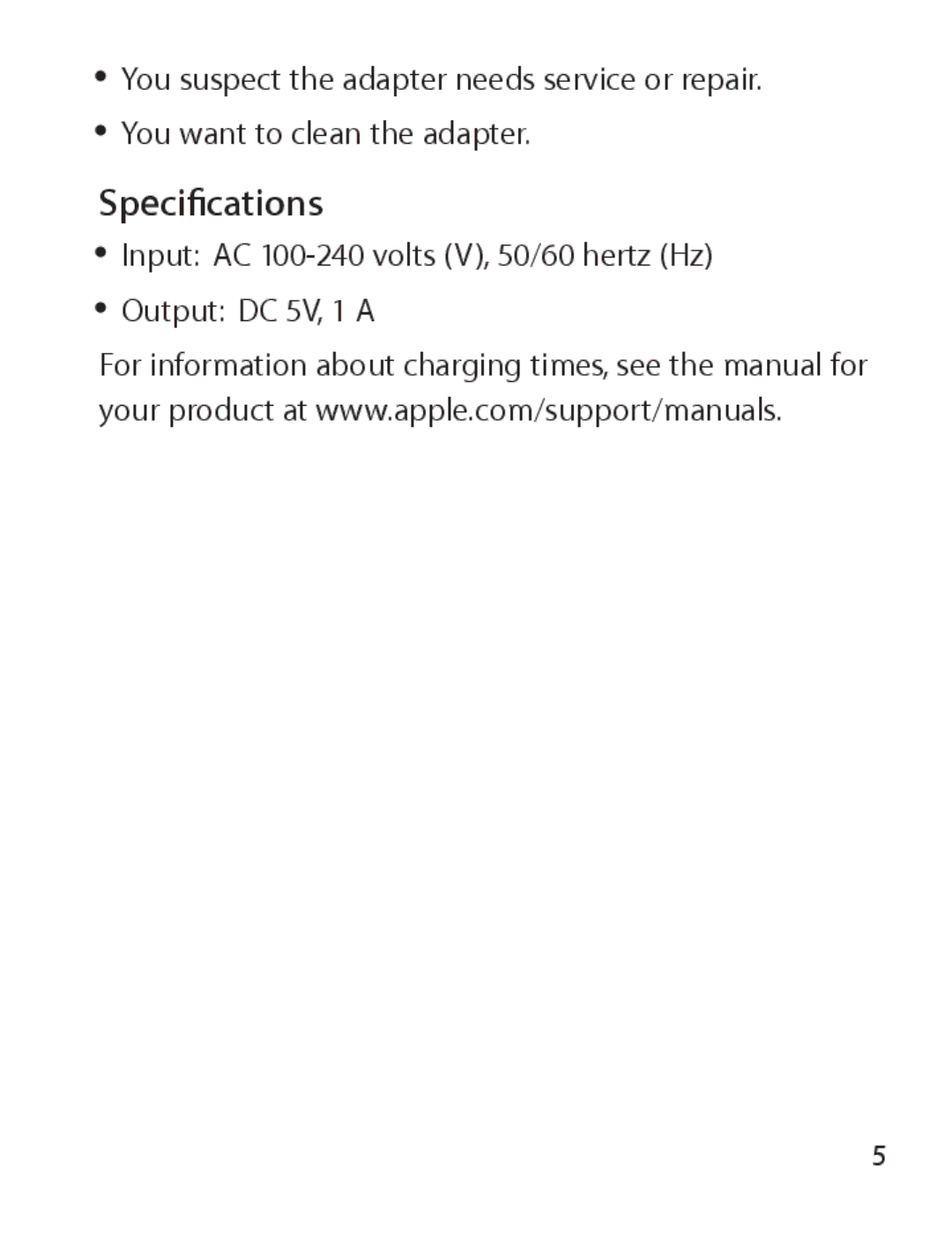 Apple 034-4921-A manual Specifications 