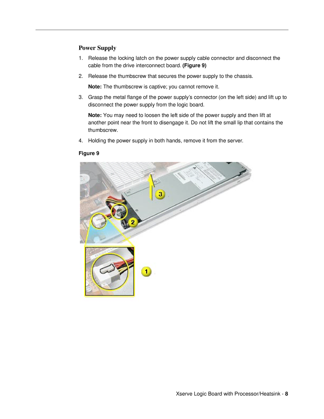 Apple 073-0711 warranty Power Supply 