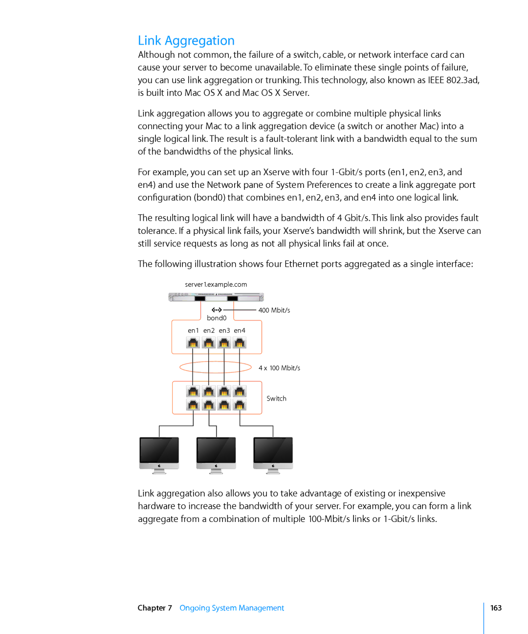 Apple 10.6 manual Link Aggregation 