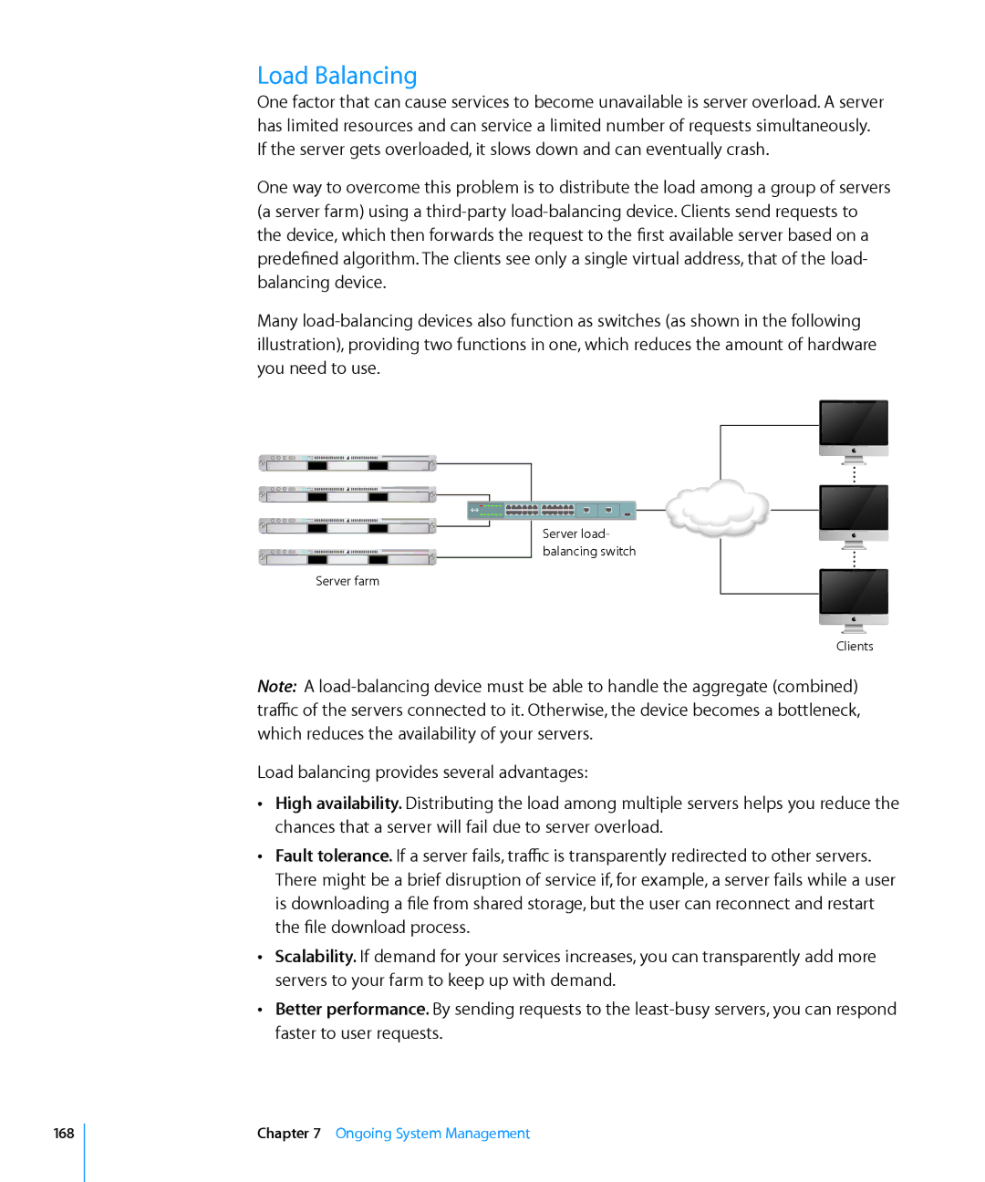 Apple 10.6 manual Load Balancing 