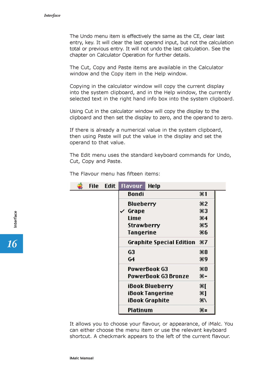 Apple 1.1.2 manual Interface 