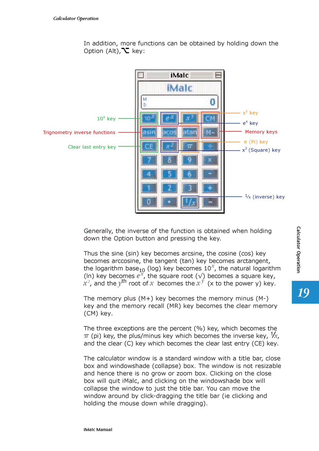 Apple 1.1.2 manual Calculator Operation 