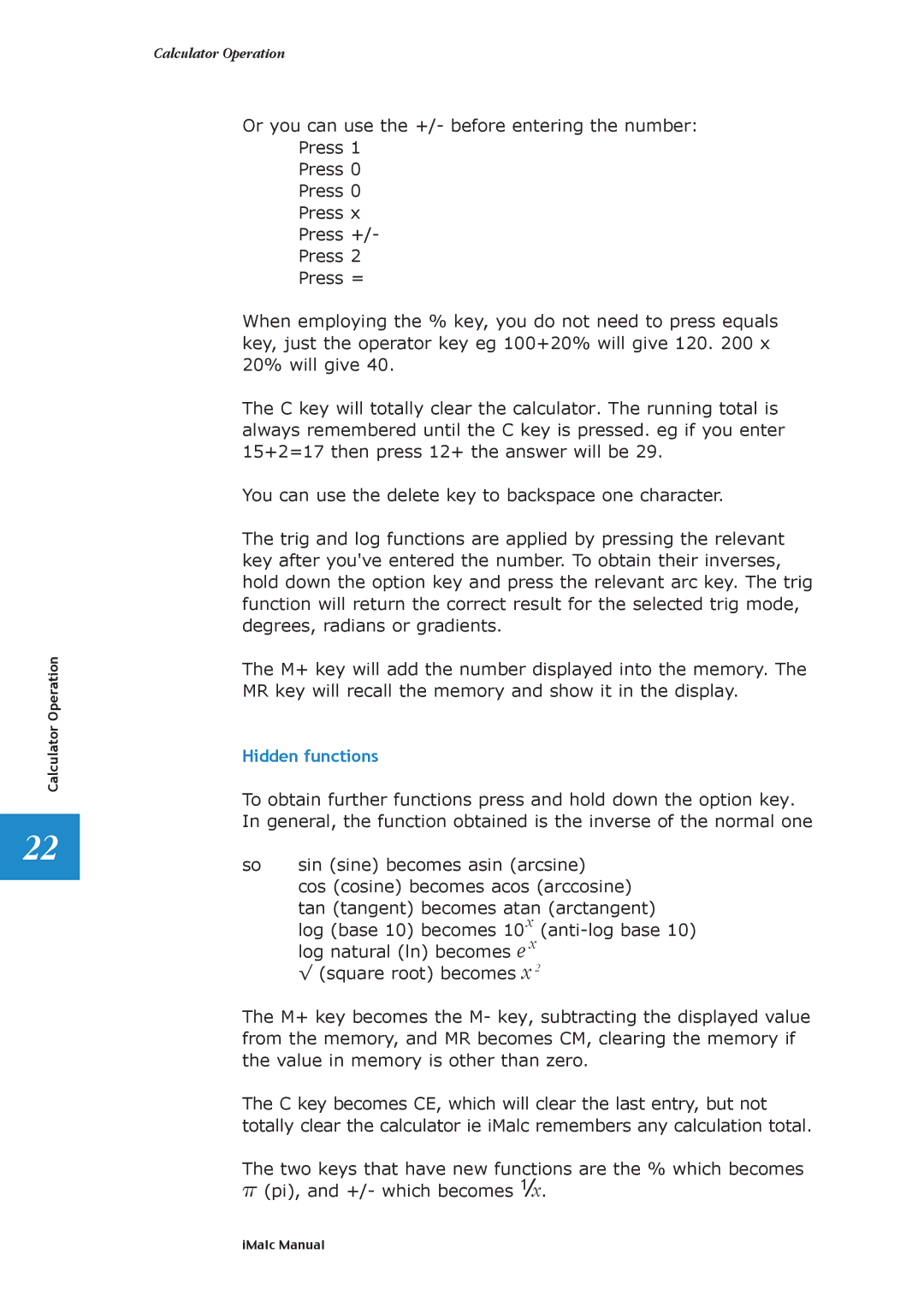 Apple 1.1.2 manual Log natural ln becomes e 