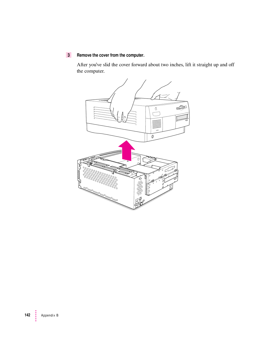 Apple 120 Series user manual Remove the cover from the computer 