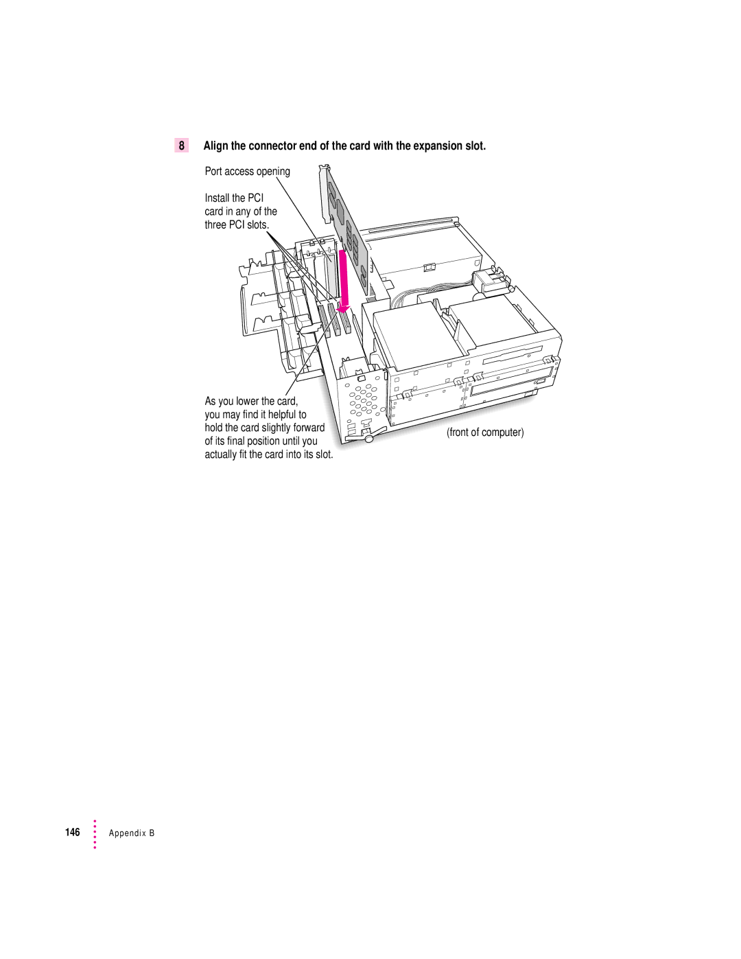 Apple 120 Series user manual Its final position until you 