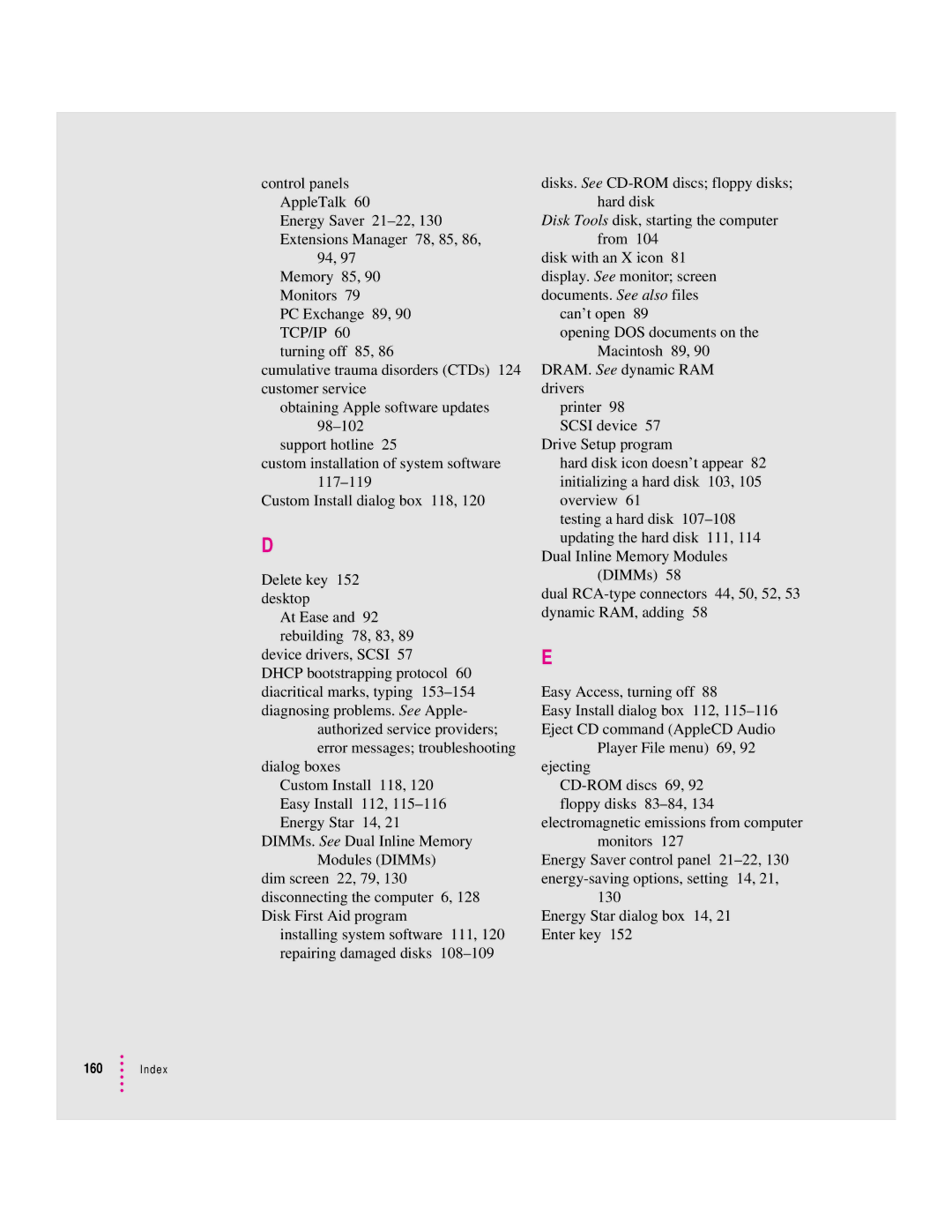 Apple 120 Series user manual Authorized service providers error messages troubleshooting 