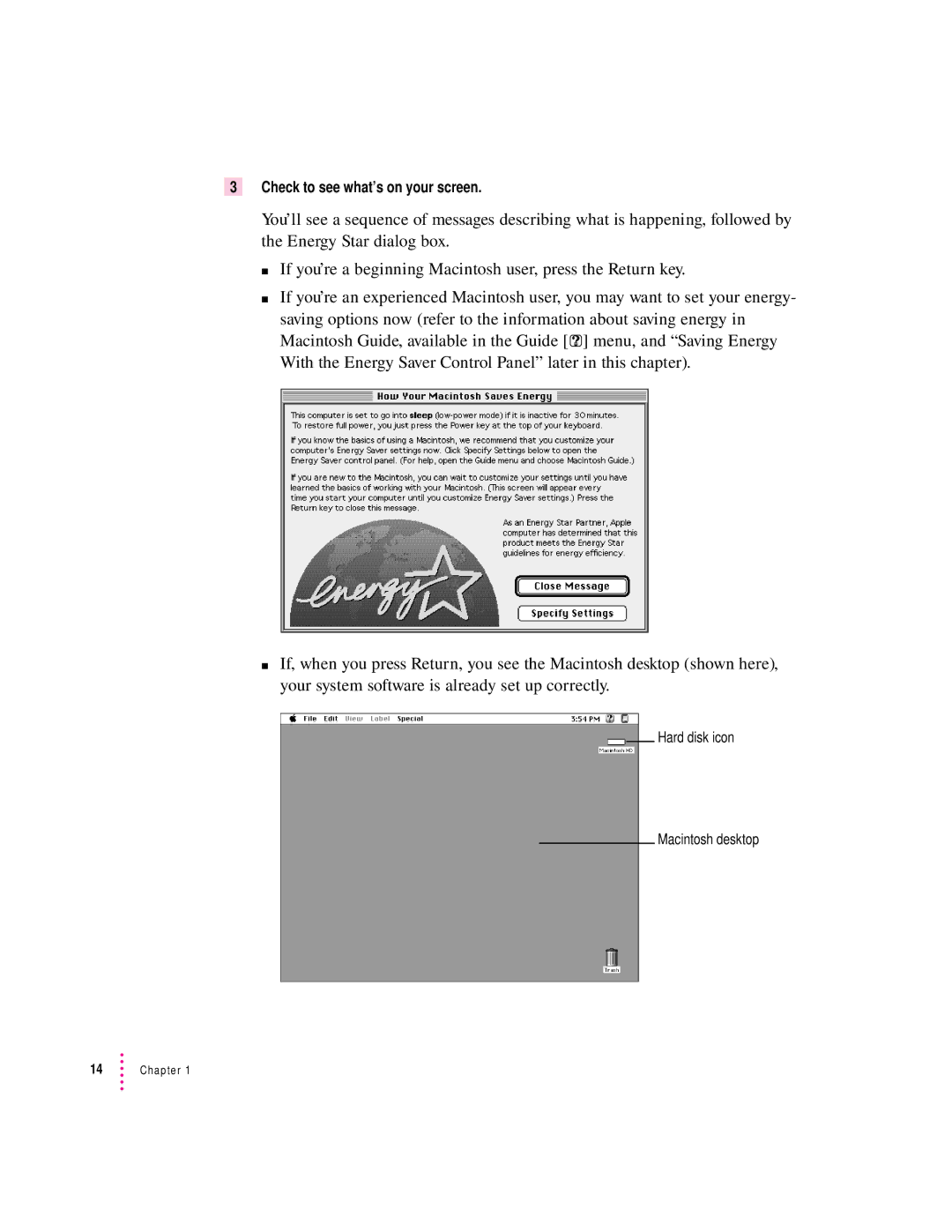 Apple 120 Series user manual Check to see what’s on your screen 