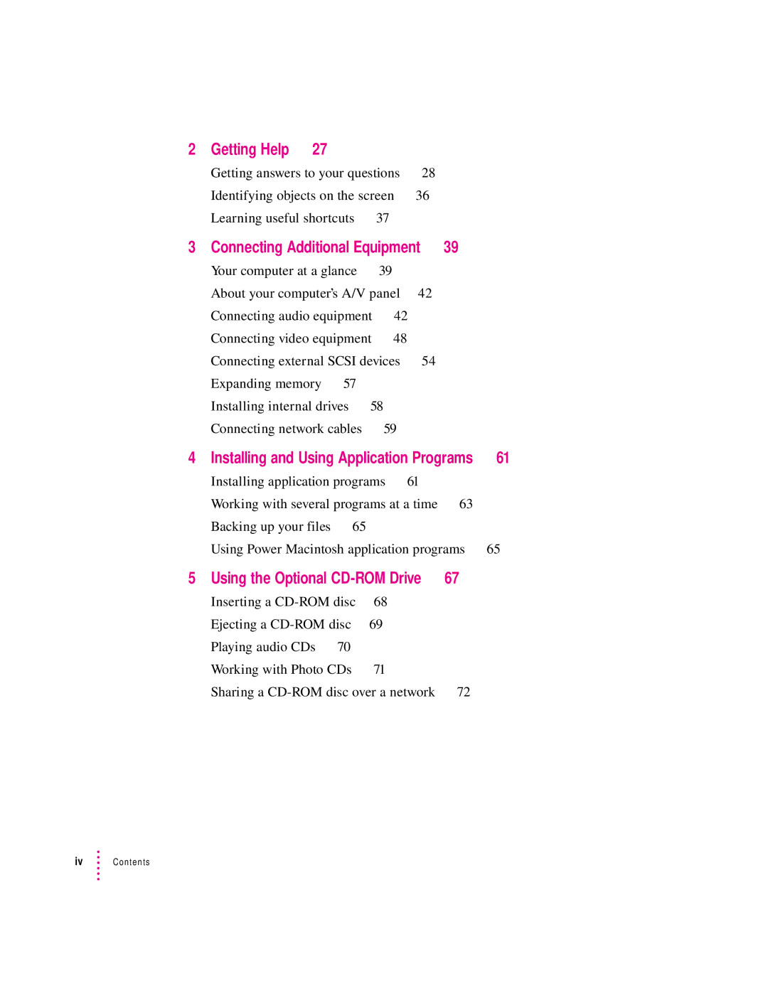 Apple 120 Series user manual Getting Help, Connecting Additional Equipment 