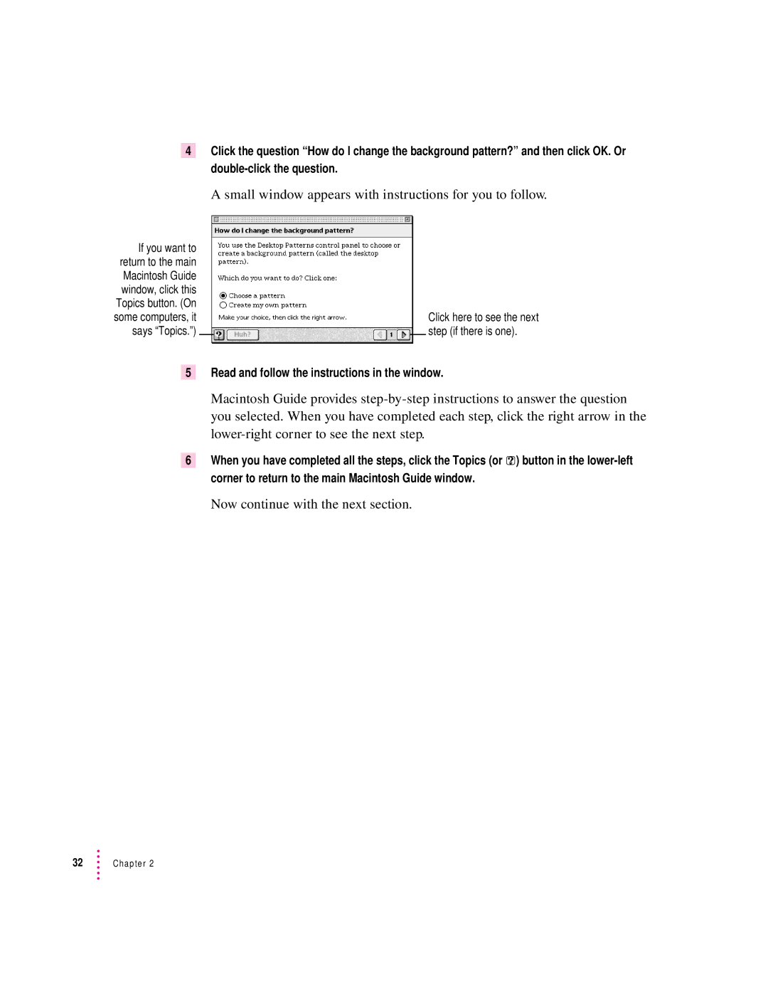 Apple 120 Series user manual Read and follow the instructions in the window 