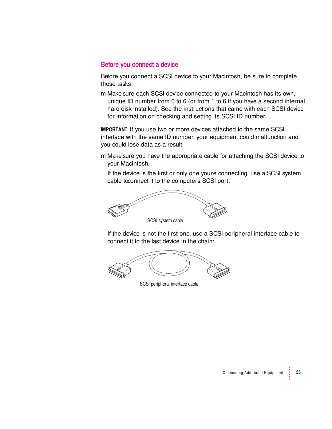 Apple 120 Series user manual Before you connect a device 