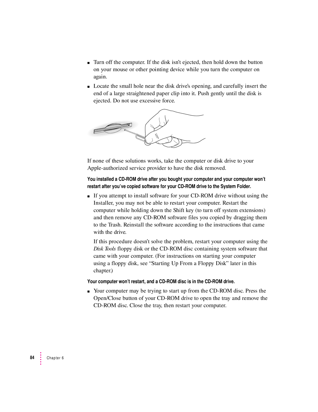 Apple 120 Series user manual Chapter 