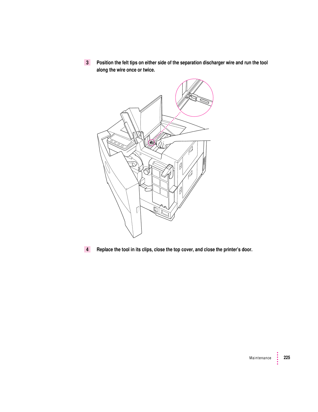 Apple 12/600PS manual Maintenance 