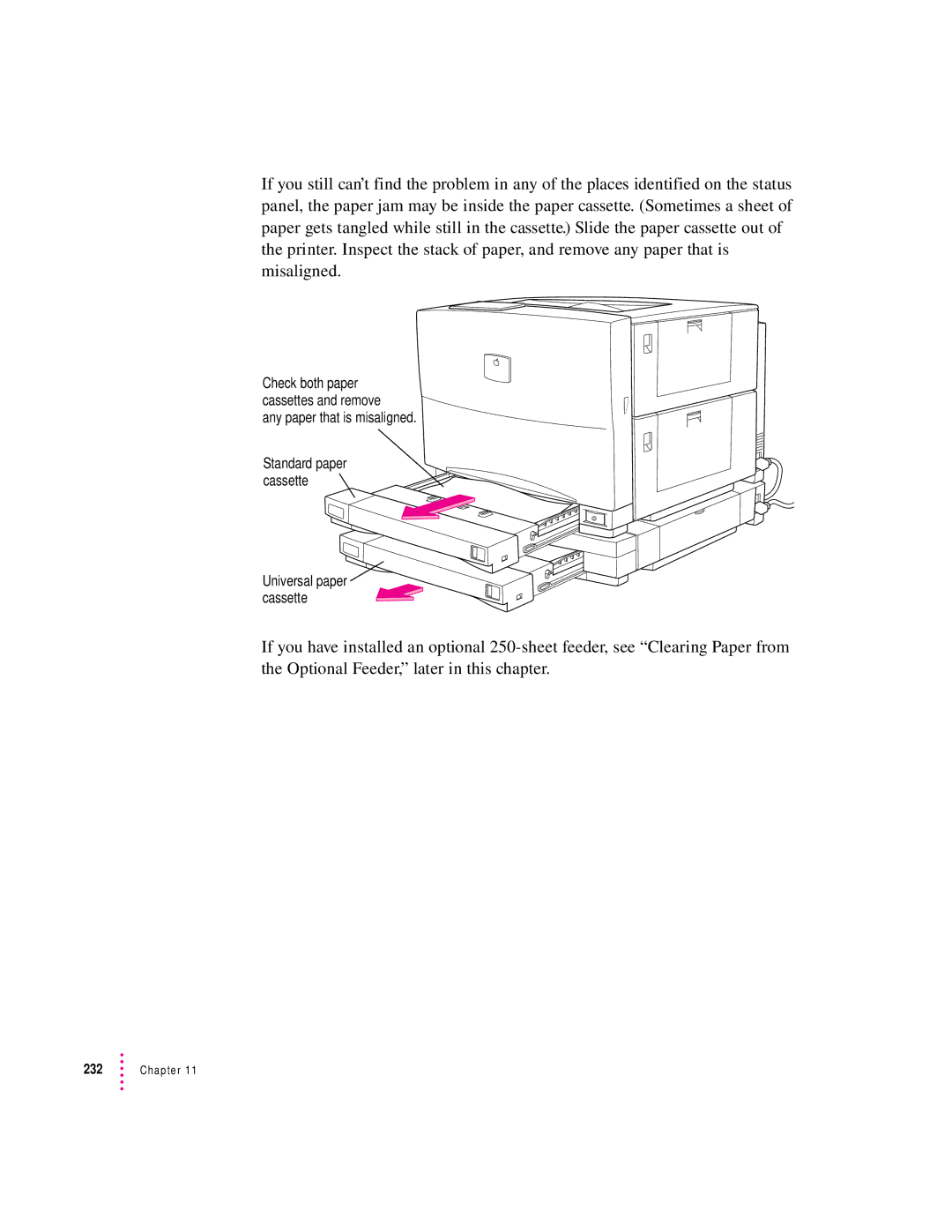 Apple 12/600PS manual Any paper that is misaligned 