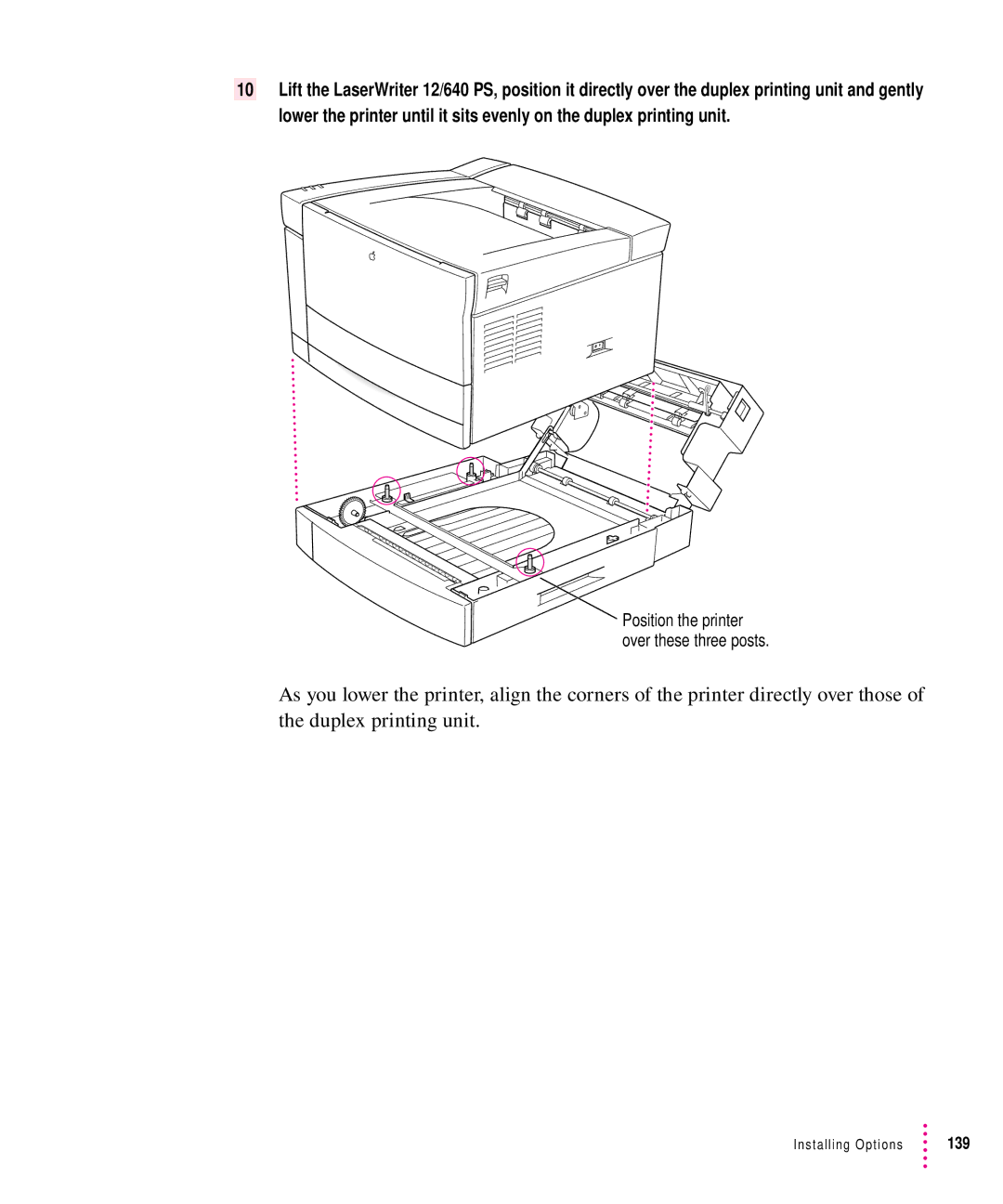 Apple 12/640PS manual 139 