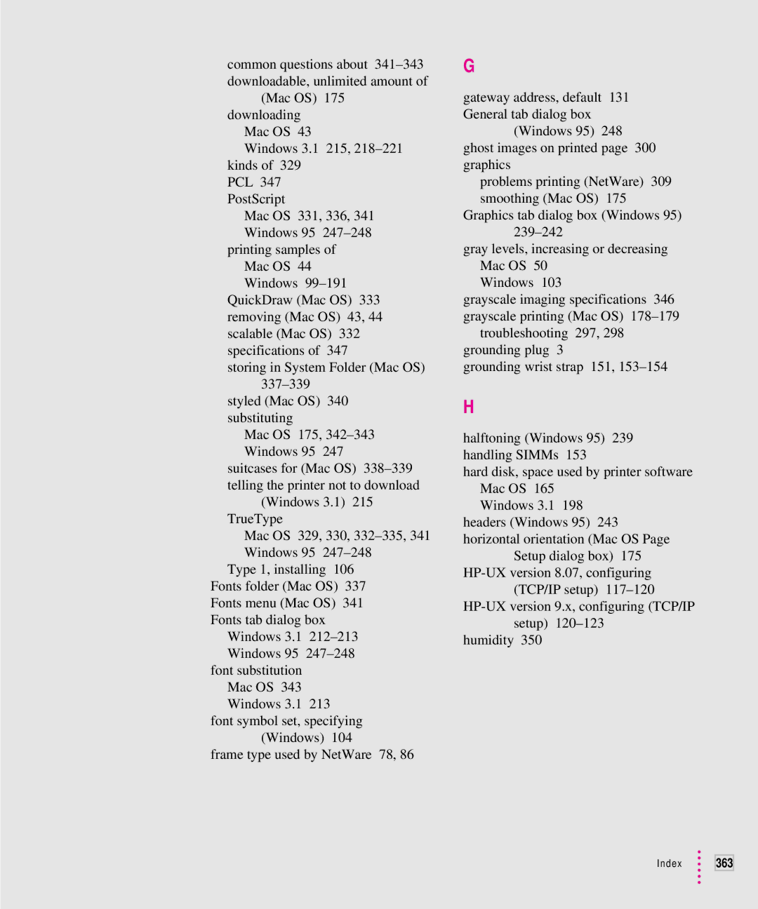 Apple 12/640PS manual Index 