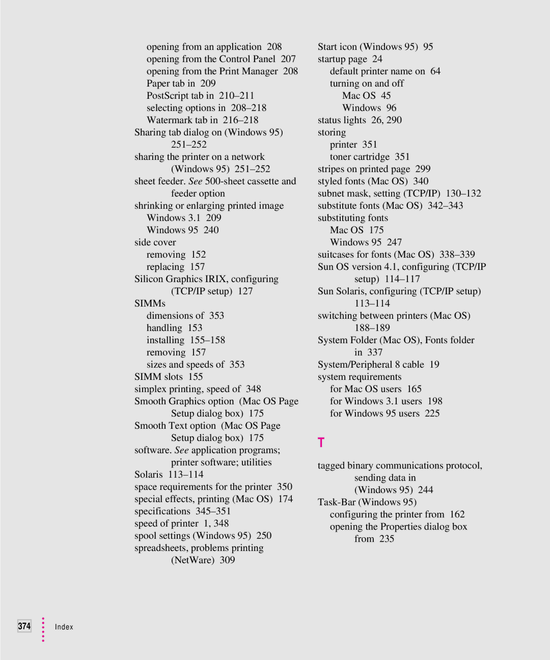 Apple 12/640PS manual Index 