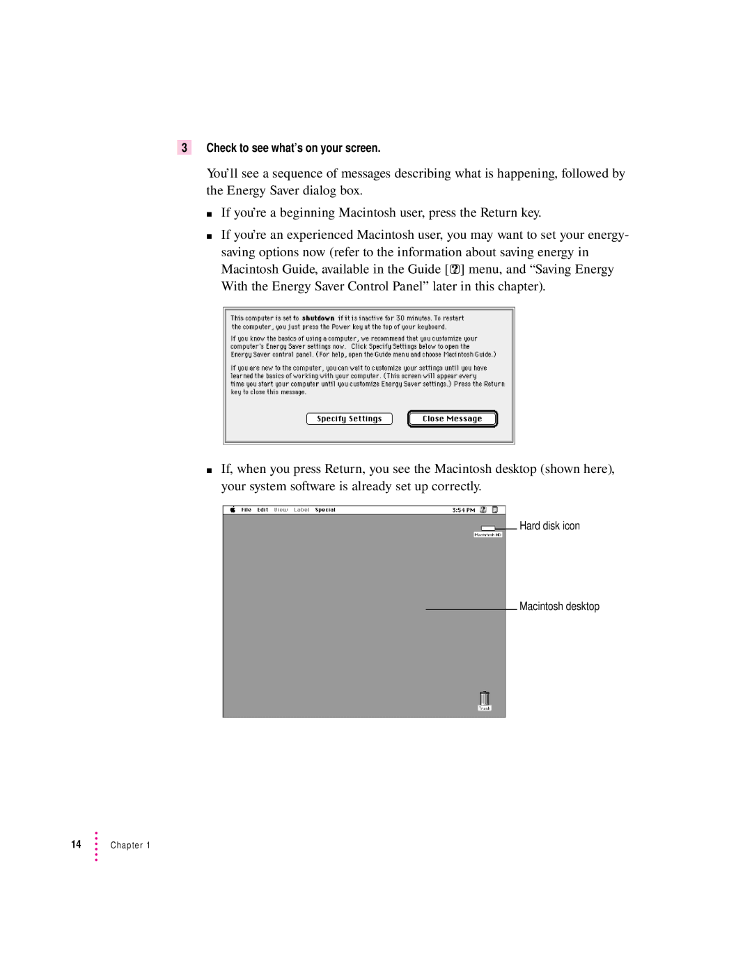 Apple 132 Series appendix Check to see what’s on your screen 