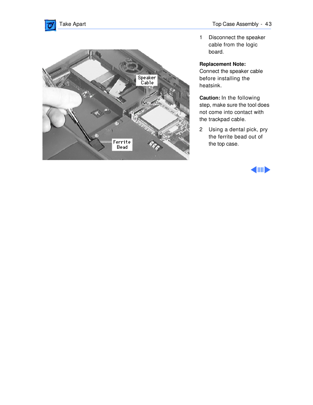 Apple 1400C/133, 1400CS/117, 1400CS/166, 1400CS/133, 1400C/166, 1400C/117 manual Replacement Note 