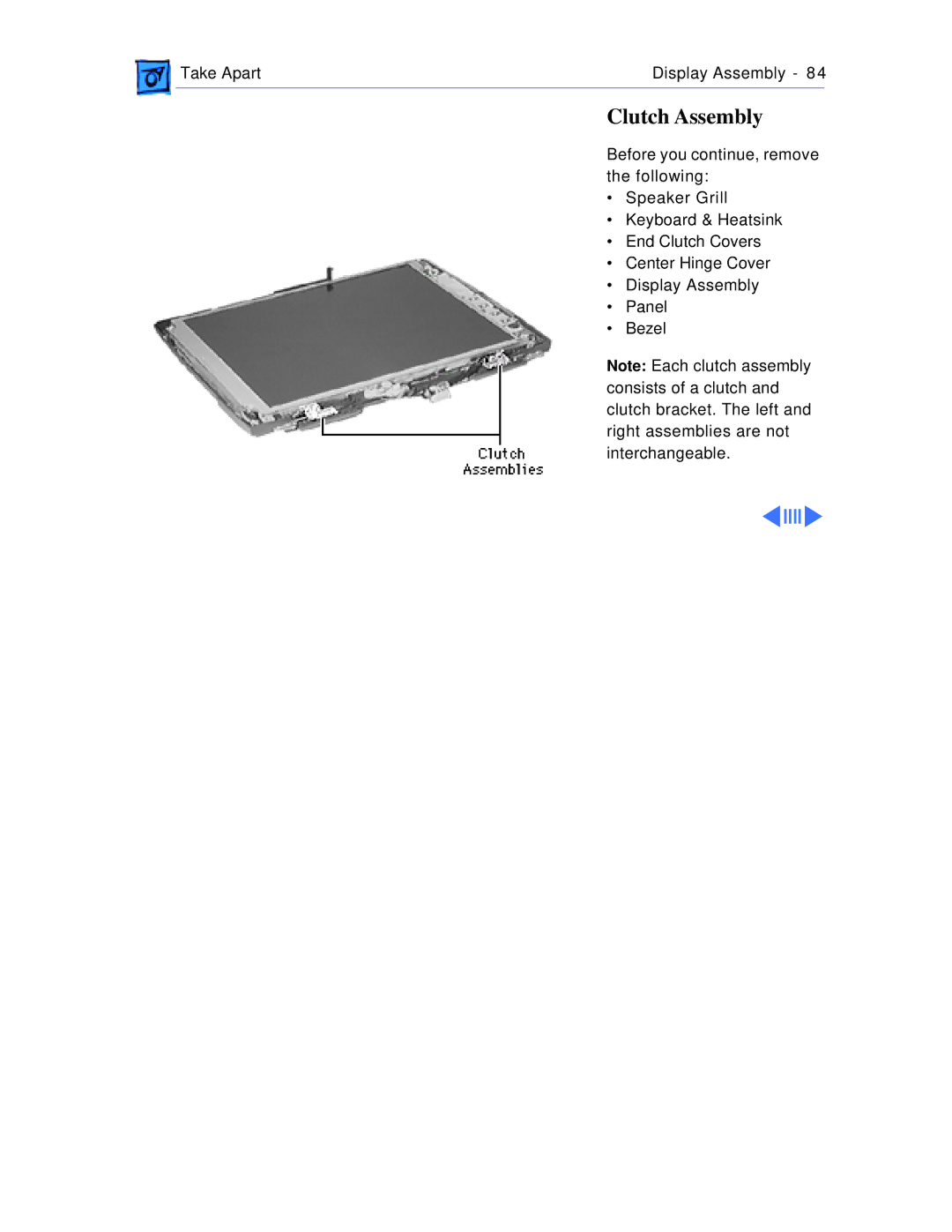 Apple 1400C/166, 1400CS/117, 1400CS/166, 1400CS/133, 1400C/133, 1400C/117 manual Clutch Assembly 