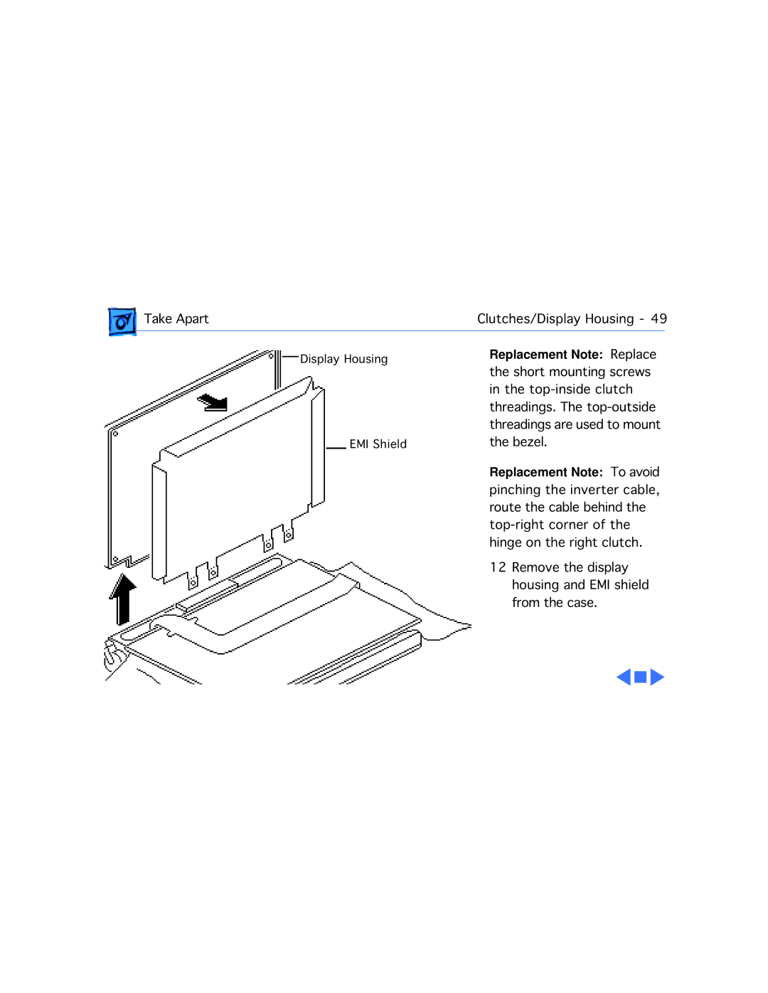 Apple 170, 145B manual Replacement Note Replace 