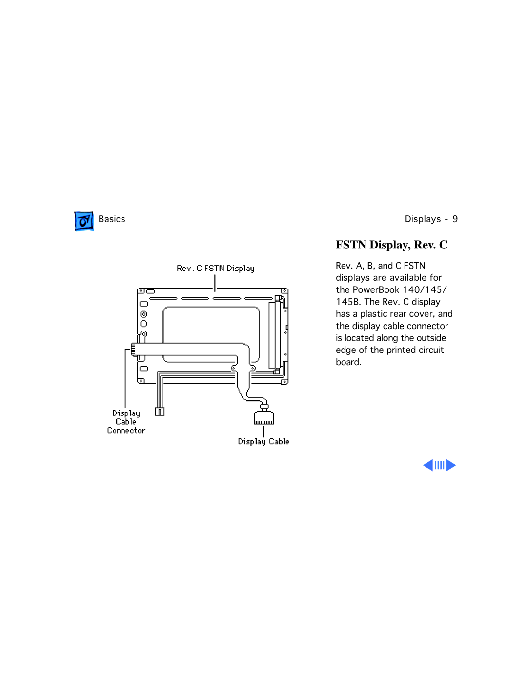 Apple 170, 145B manual Fstn Display, Rev. C 