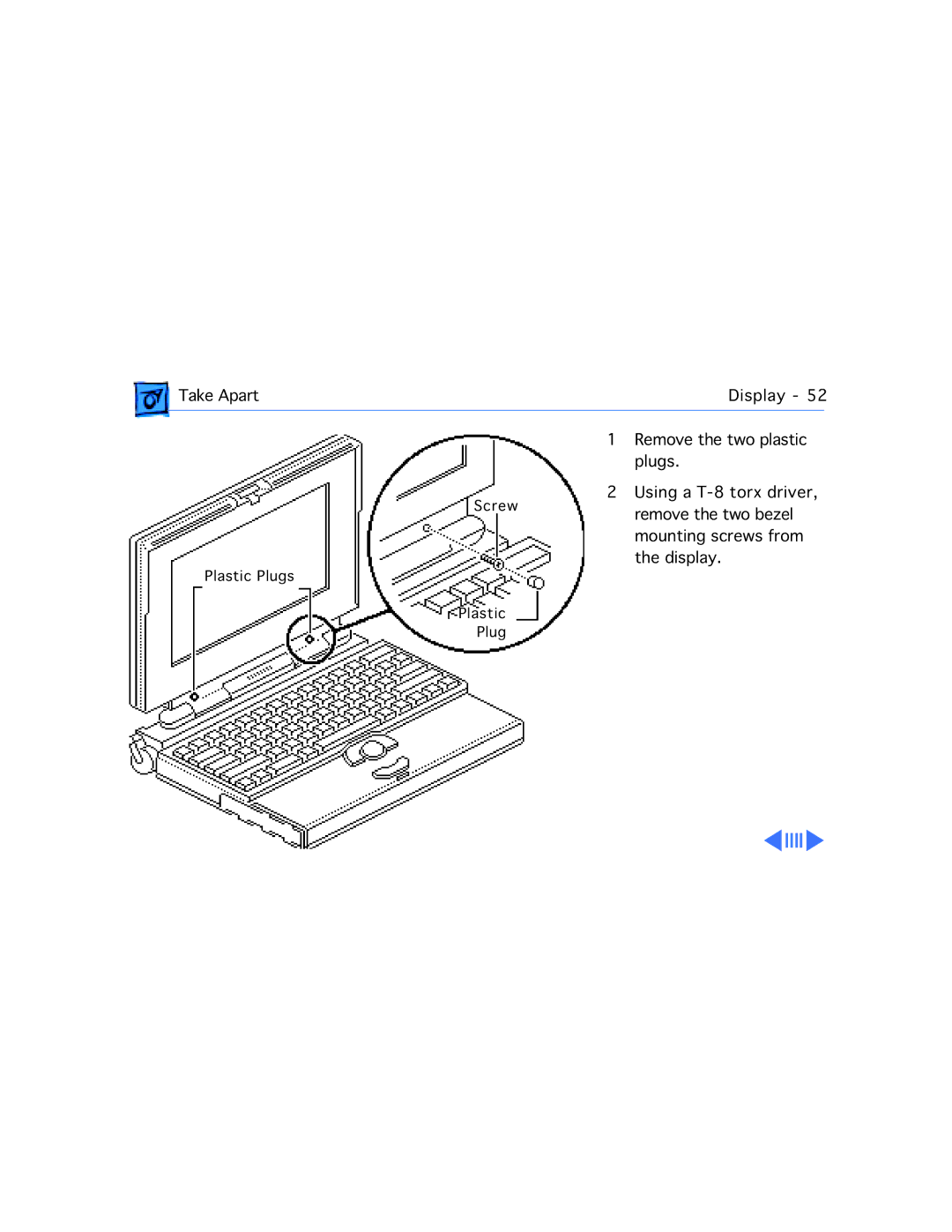 Apple 170, 145B manual Take Apart Display 