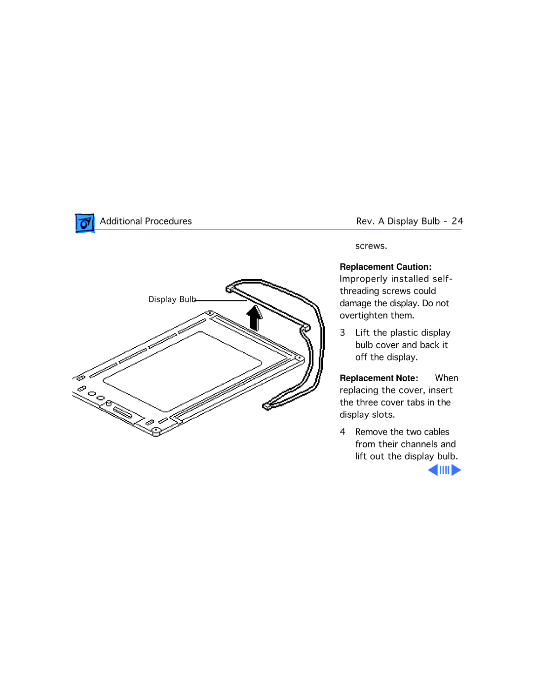 Apple 145B, 170 manual Replacement Caution 