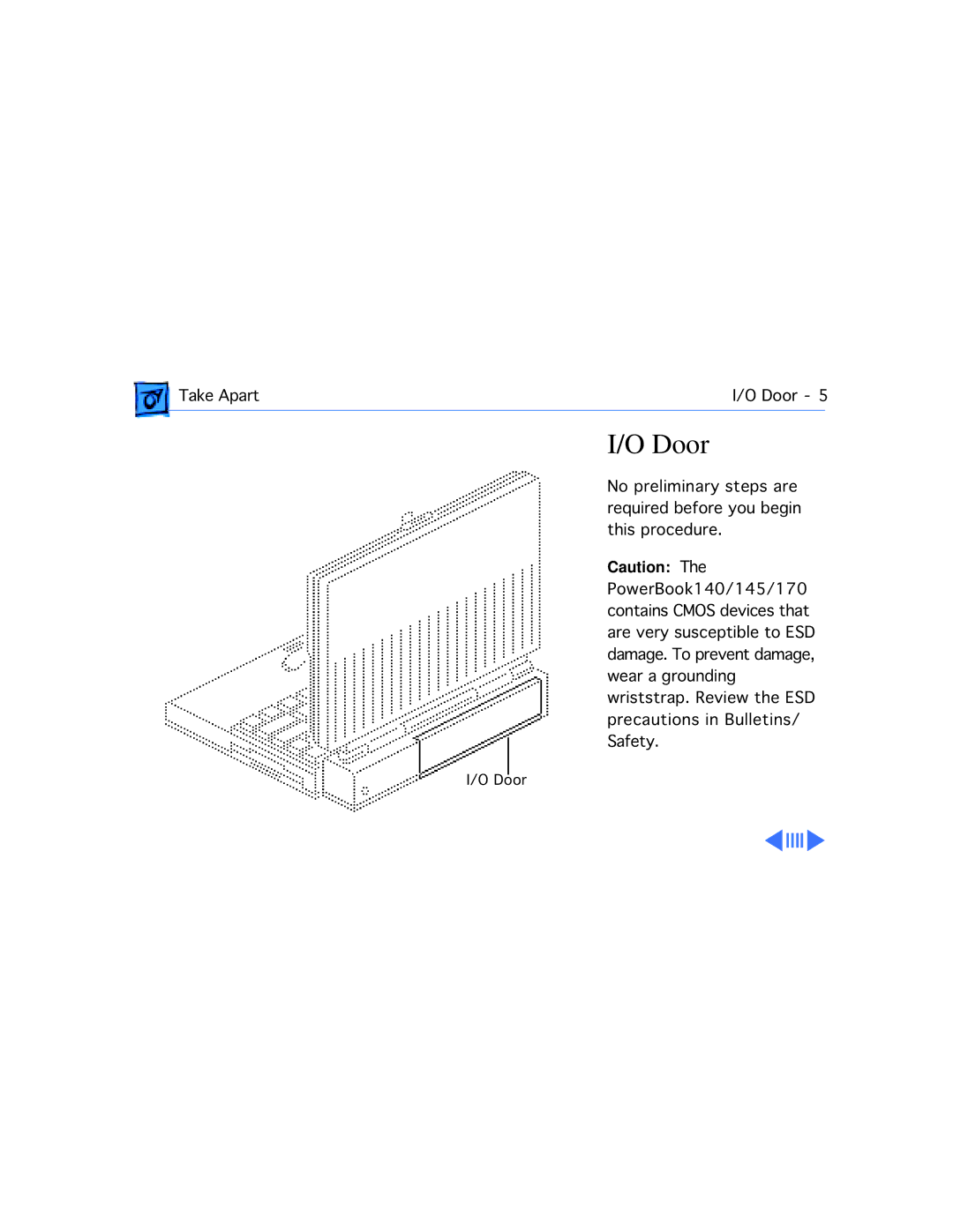 Apple 145B, 170 manual Door 