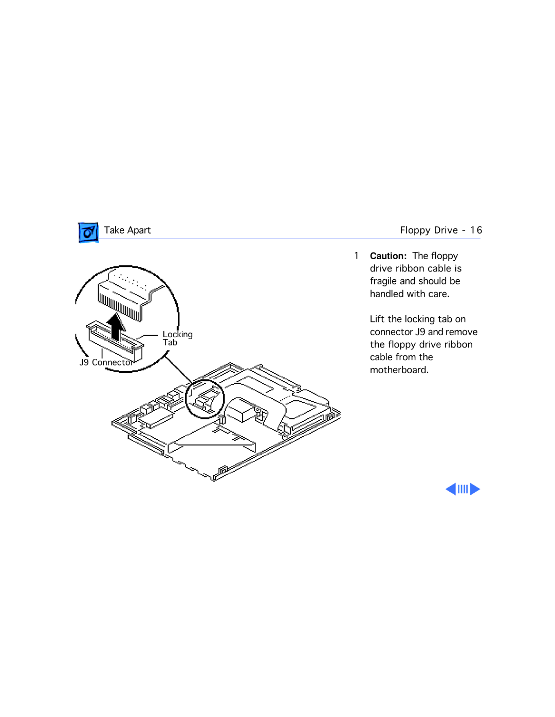 Apple 170, 145B manual Take Apart Floppy Drive 