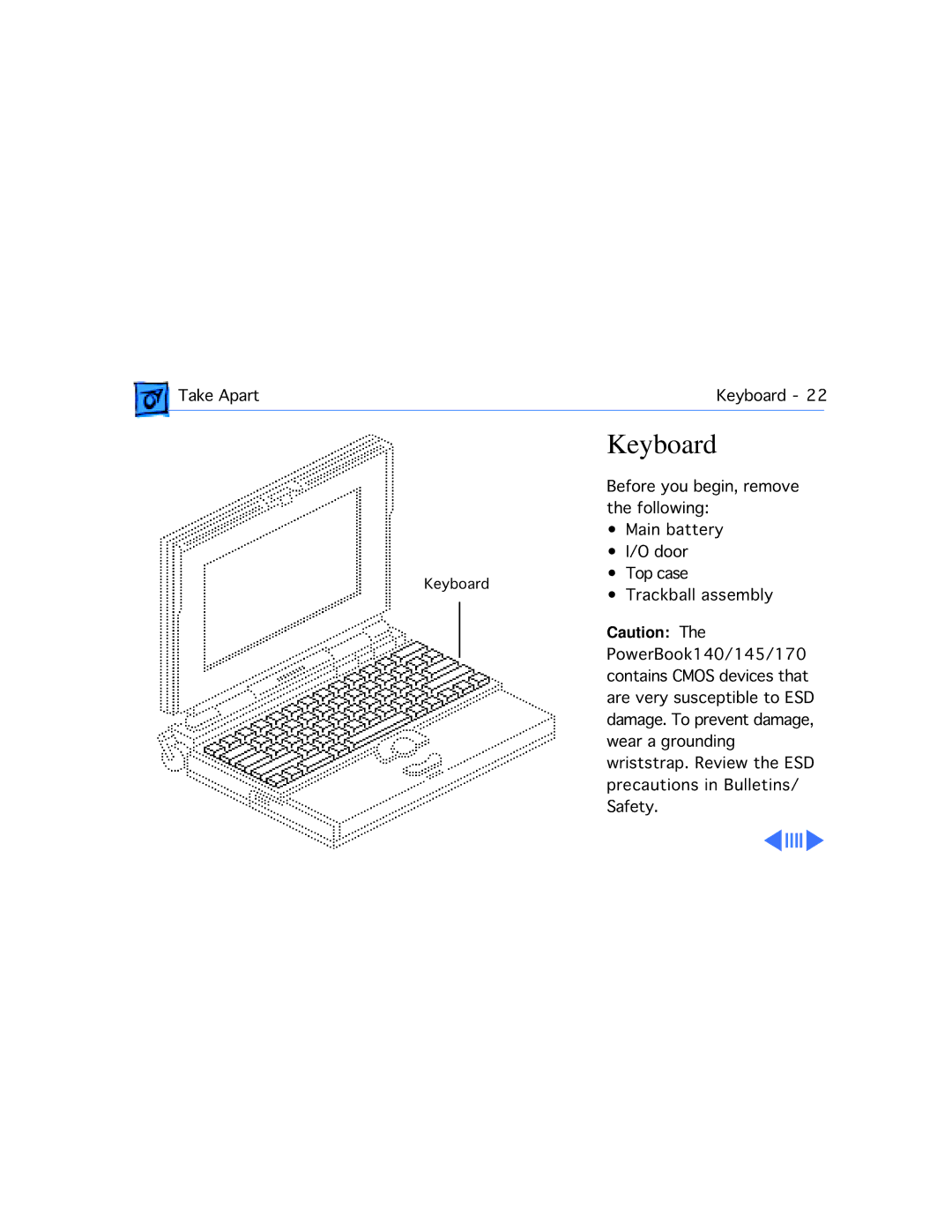 Apple 170, 145B manual Keyboard 