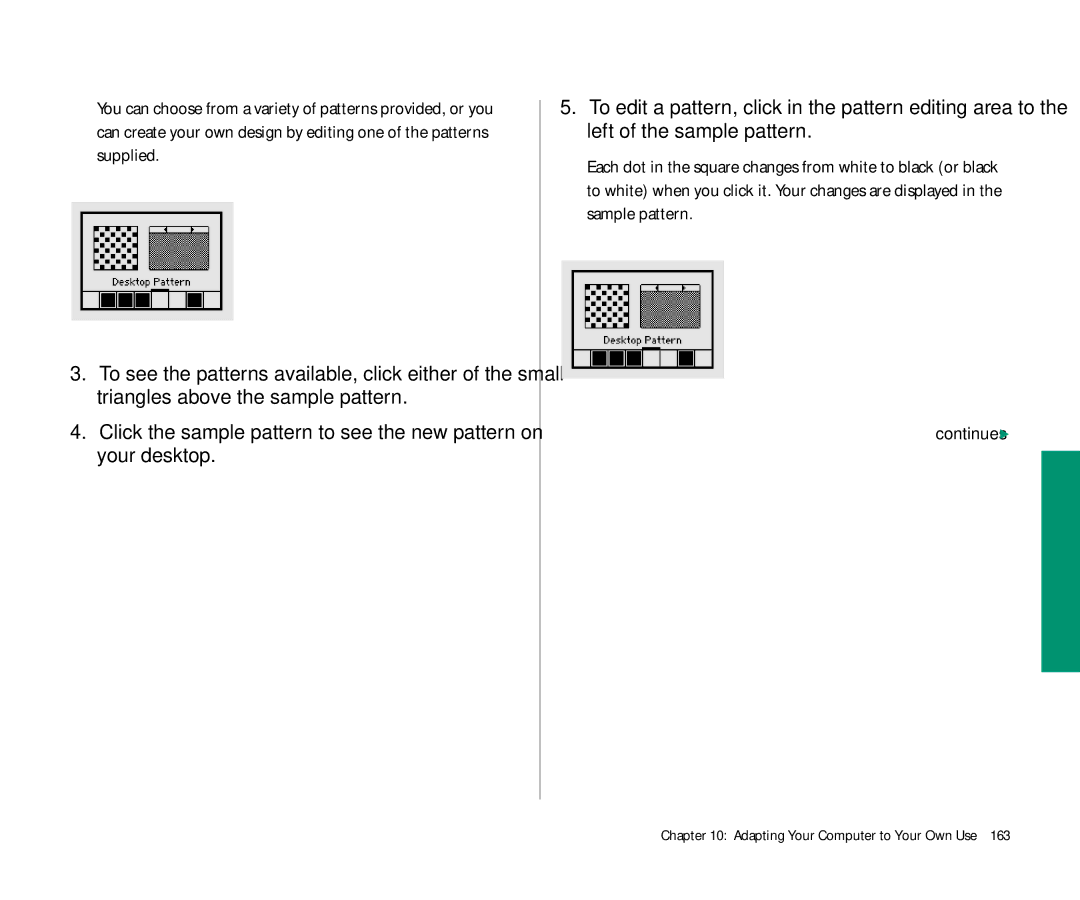 Apple 145 manual Continues 