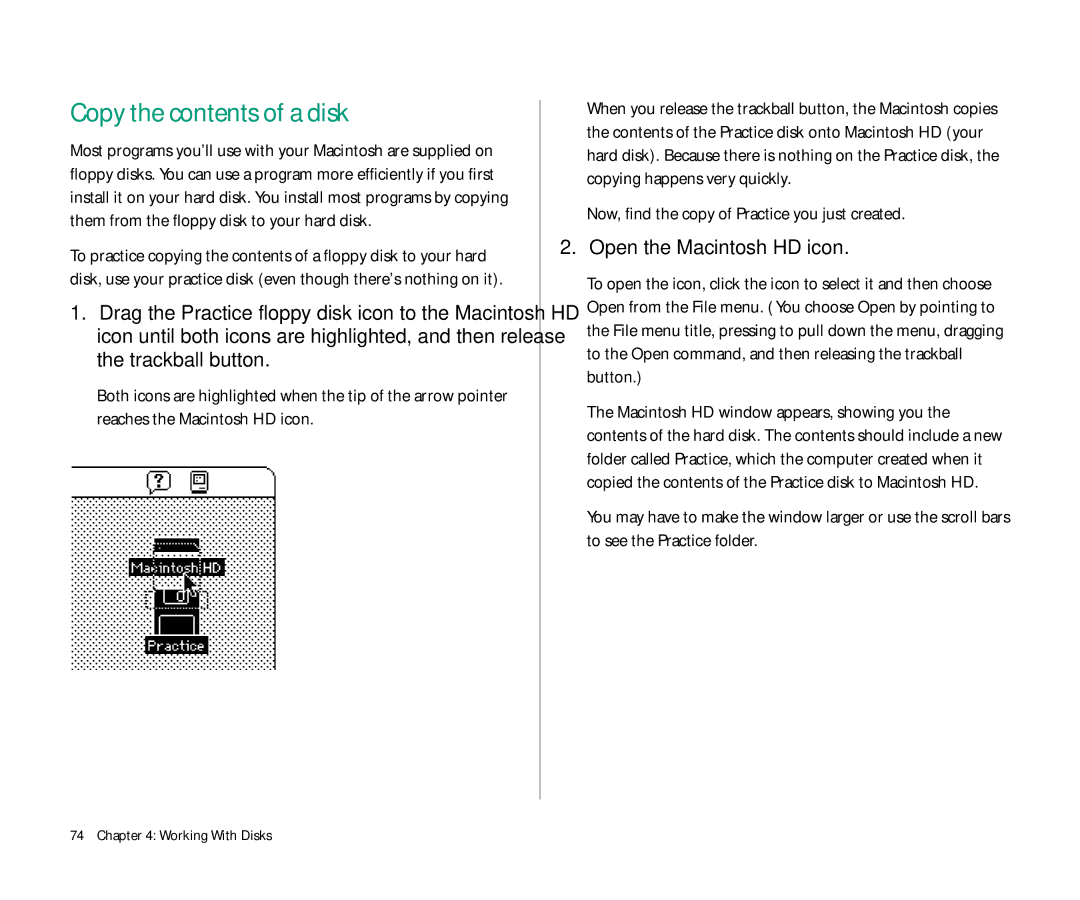 Apple 145 manual Copy the contents of a disk 