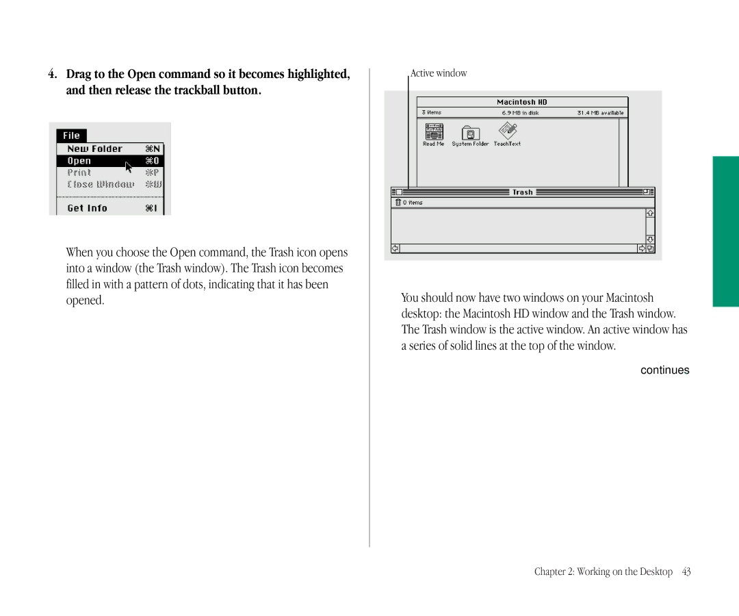 Apple 145B manual Continues 